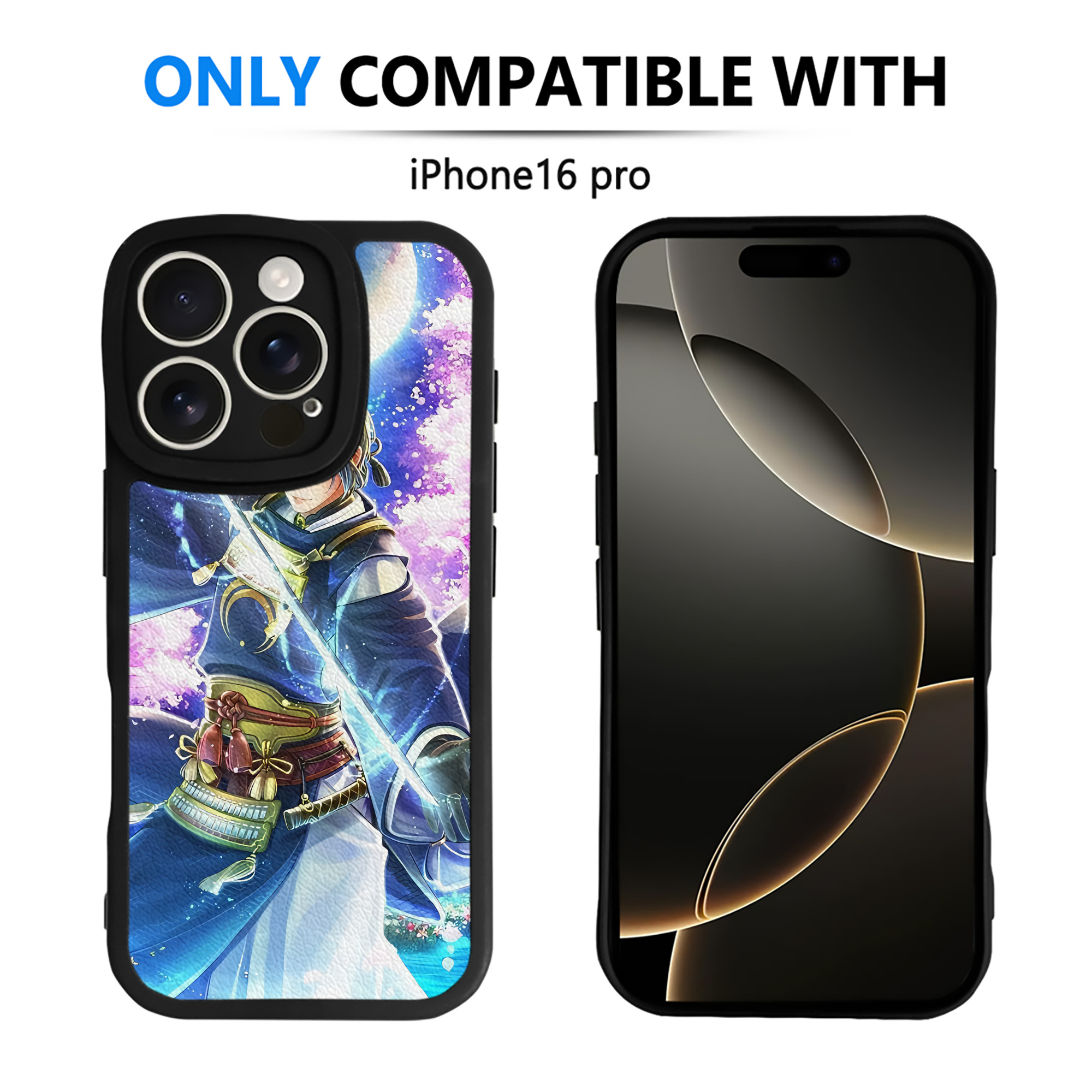 （画像用） 刀剣乱舞 Touken Ranbu 【iPhone 16シリーズ対応】シリコンスマホケース（レザー調） 材質：シリコン